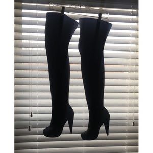 Black Thigh High boots